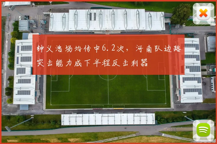 钟义浩场均传中6.2次,河南队边路突击能力成下半程反击利器